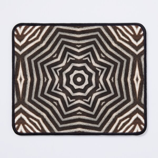 Item preview, Zebra Fur Texture Kaleidoscope Pattern 51 designed and sold by Swabcraft.