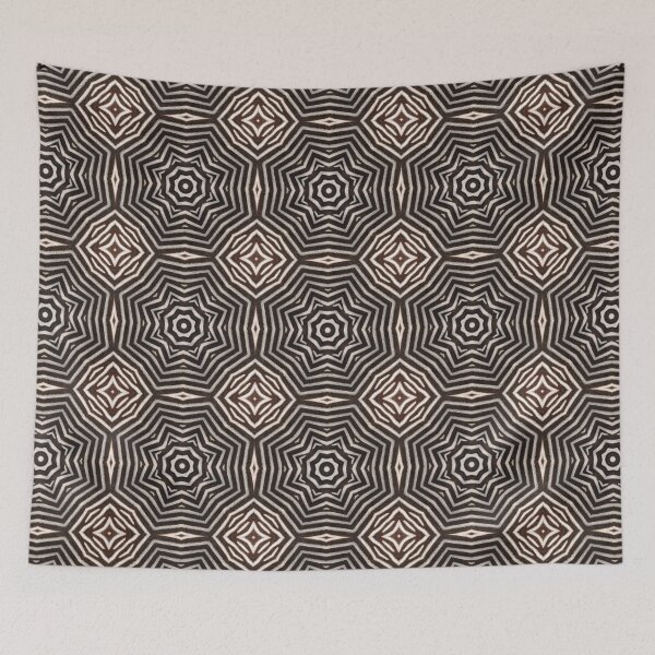 Item preview, Zebra Fur Texture Kaleidoscope Pattern 51 designed and sold by Swabcraft.
