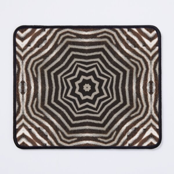 Item preview, Zebra Fur Texture Kaleidoscope Pattern 52 designed and sold by Swabcraft.