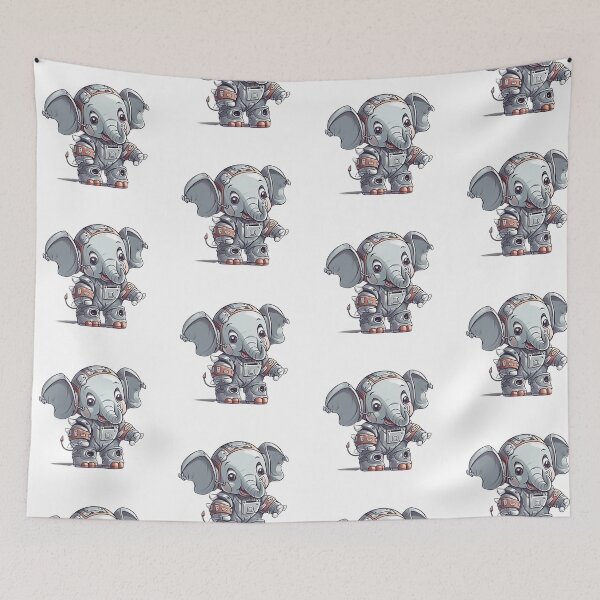 Item preview, Robo-Baby Ellie: The Cutest Little Mechanized Elephant! designed and sold by Designs-By-Geli.