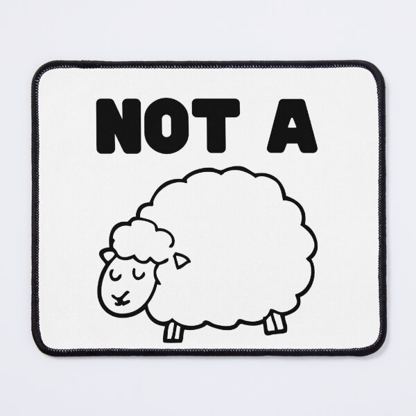 Item preview, Not A Sheep designed and sold by Kelly McNabb.