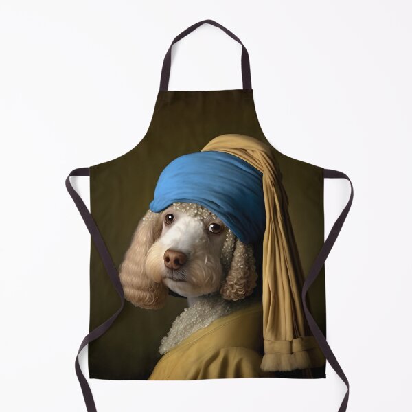 Item preview, Poodle with a pearl earring, Girl with a pearl earring designed and sold by Kar114.