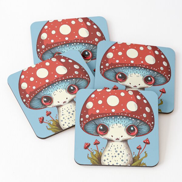 Artikelvorschau, cute kawaii colorful mushroom entworfen und verkauft von Quiki.