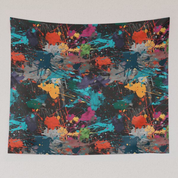 Item preview, Color Explosion Paint Splatter Pattern 17 designed and sold by OOSDesigns.
