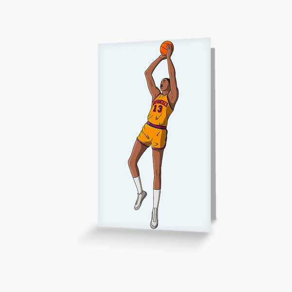 Wilt Chamberlain - San Francisco Warriors Basketball by sportsign