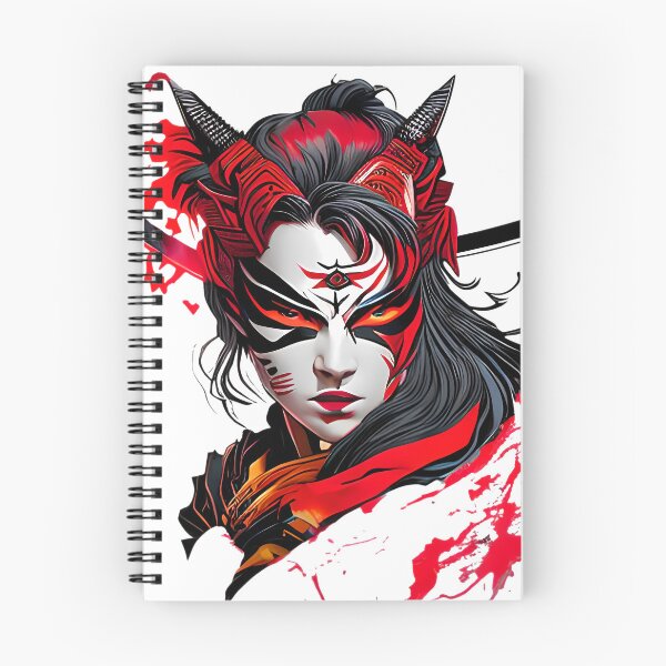 Item preview, The Art of Kumadori - A Woman's Portrait Against a Background of Blood designed and sold by GalihDA.