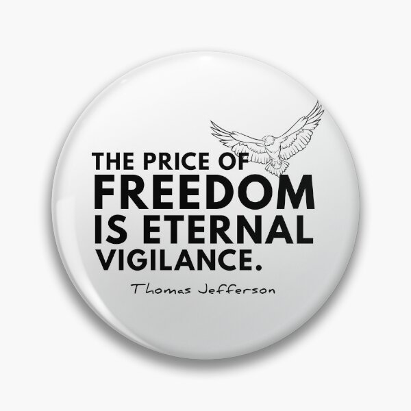 Item preview, Precio de la libertad Cita de Thomas Jefferson designed and sold by PurpleMt.