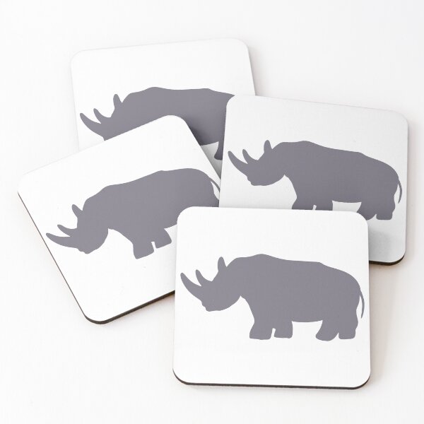 Item preview, Silver Rhino Jungle Art designed and sold by dcohea.