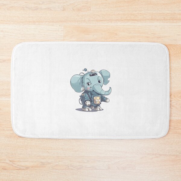 Item preview, Robo-Ellie: The Adorable Tech-Savvy Elephant! designed and sold by Designs-By-Geli.