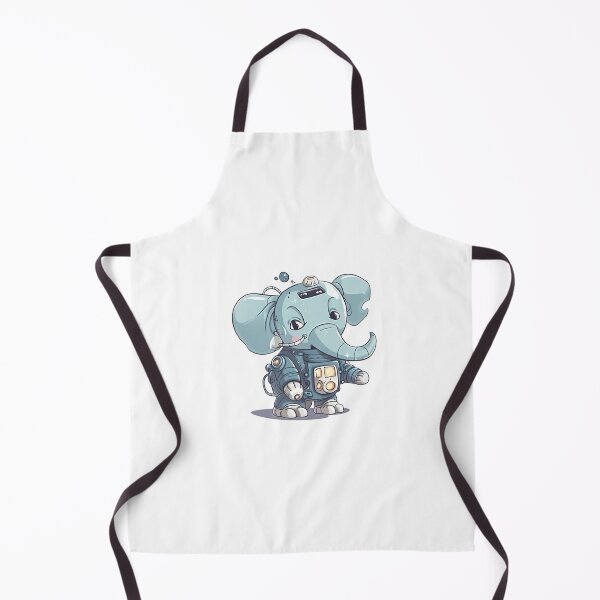 Item preview, Robo-Ellie: The Adorable Tech-Savvy Elephant! designed and sold by Designs-By-Geli.