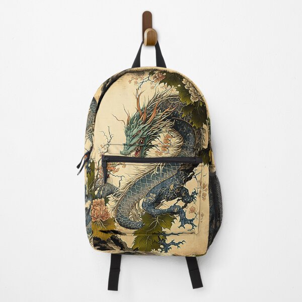 Item preview, Traditional Japanese Dragon Ukiyo-e Style designed and sold by entwithanaxe.
