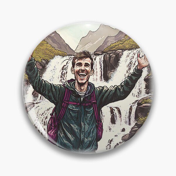 Item preview, Linus Tech Tips Hiking in the Mountains designed and sold by PoppyMonster.