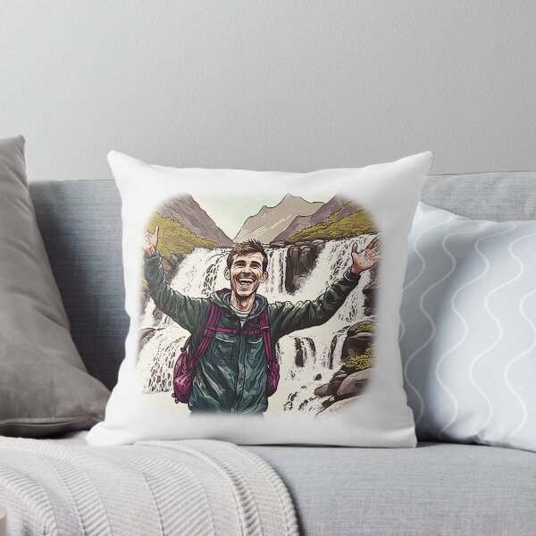 Item preview, Linus Tech Tips Hiking in the Mountains designed and sold by PoppyMonster.