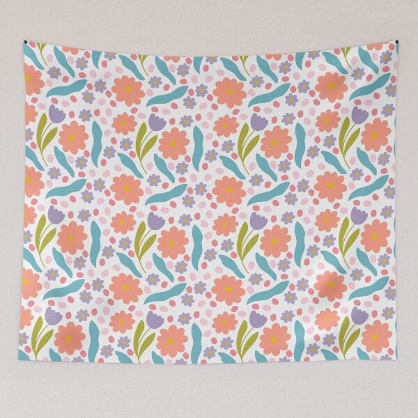 Artikelvorschau, Lustiges Blumenmuster entworfen und verkauft von doodle-kindness.