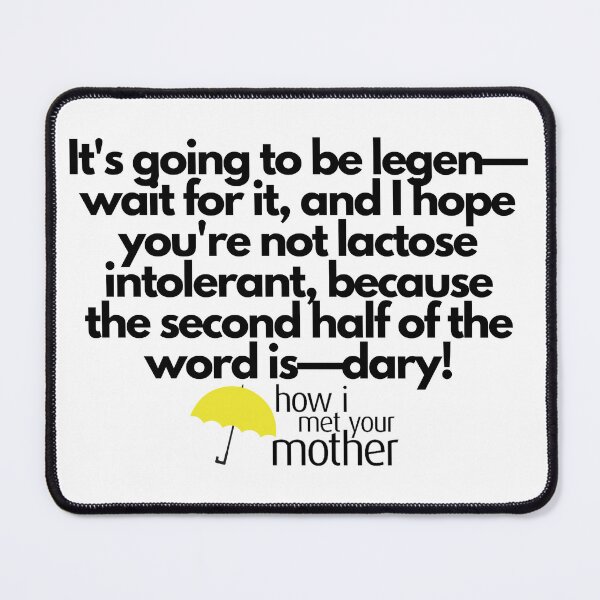 Item preview, Barney Stinson Quote designed and sold by Rileyjoel2003.