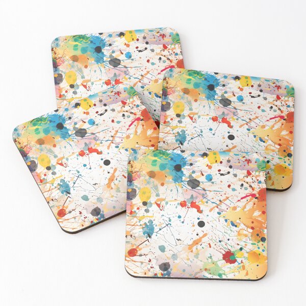 Item preview, Color Explosion Paint Splatter Pattern 20 designed and sold by OOSDesigns.