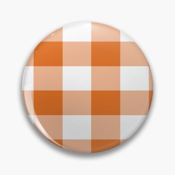 Item preview, Burnt Orange Gingham Checkerboard Pattern designed and sold by burbankdesigns.