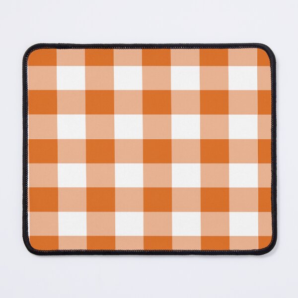 Item preview, Burnt Orange Gingham Checkerboard Pattern designed and sold by burbankdesigns.