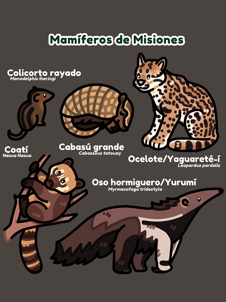 Thumbnail 7 of 7, Classic T-Shirt, Mammals of Misiones designed and sold by moobloom.
