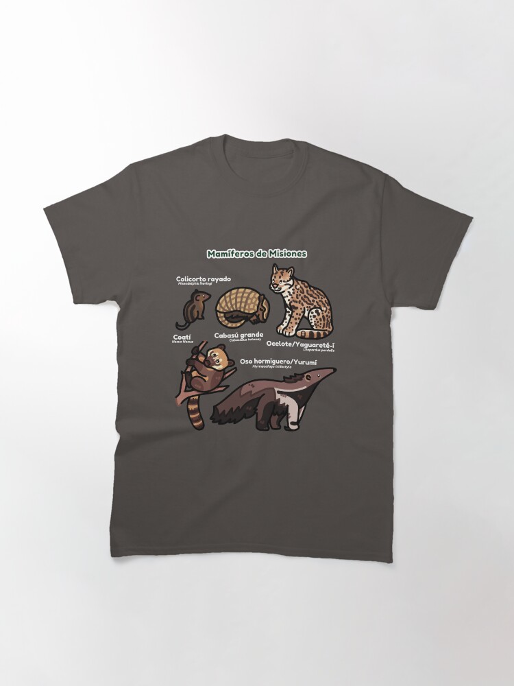 Thumbnail 3 of 7, Classic T-Shirt, Mammals of Misiones designed and sold by moobloom.