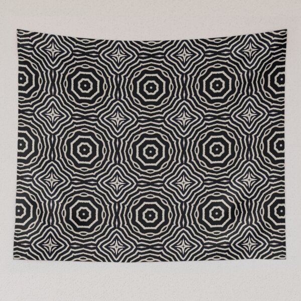 Item preview, Zebra Fur Texture Kaleidoscope Pattern 66 designed and sold by Swabcraft.