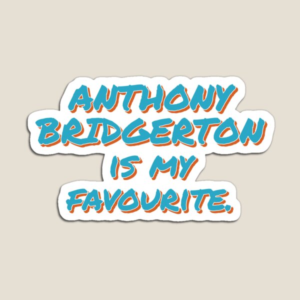 Aperçu de l'œuvre Anthony Bridgerton est mon préféré créée et vendue par Gudteyzz.