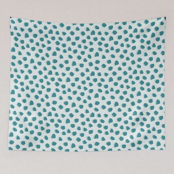 Item preview, Blue Cheetah Pattern designed and sold by doodle-kindness.