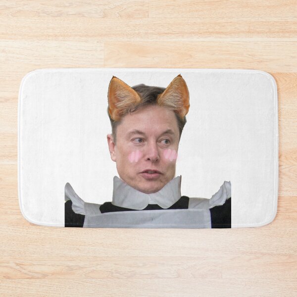 Item preview, catboy maid femboy elon musk designed and sold by paintedpicayune.