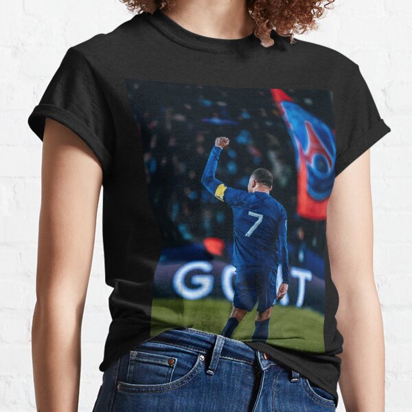 T-shirt de football kylian Mbappé bleu enfant - Nike