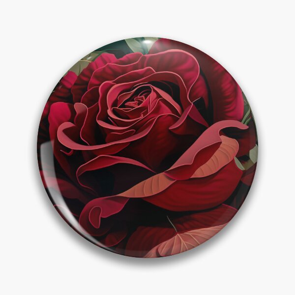 Item preview, Deep Red Rose designed and sold by botanicalartAI.