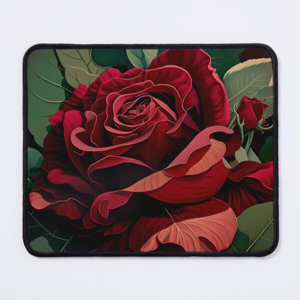 Item preview, Deep Red Rose designed and sold by botanicalartAI.