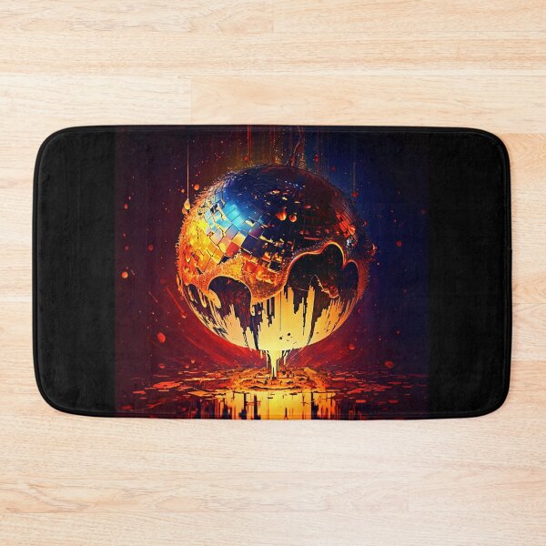 Item preview, Disco ball melting on a dance floor of a Club. designed and sold by paulo silveira.