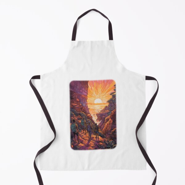 Item preview, Oceanfront Sunset: A Hiker's Paradise designed and sold by PoppyMonster.