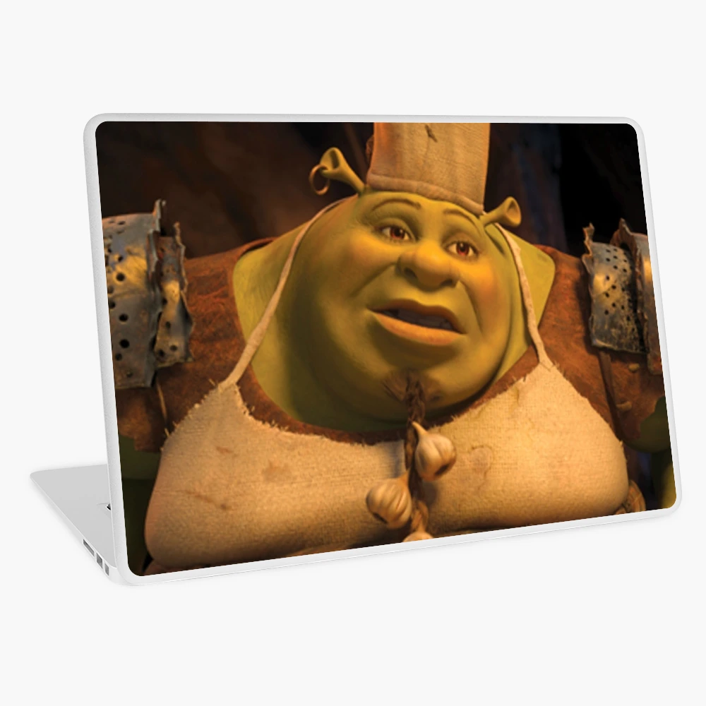 Derp Shrek meme | Laptop Skin