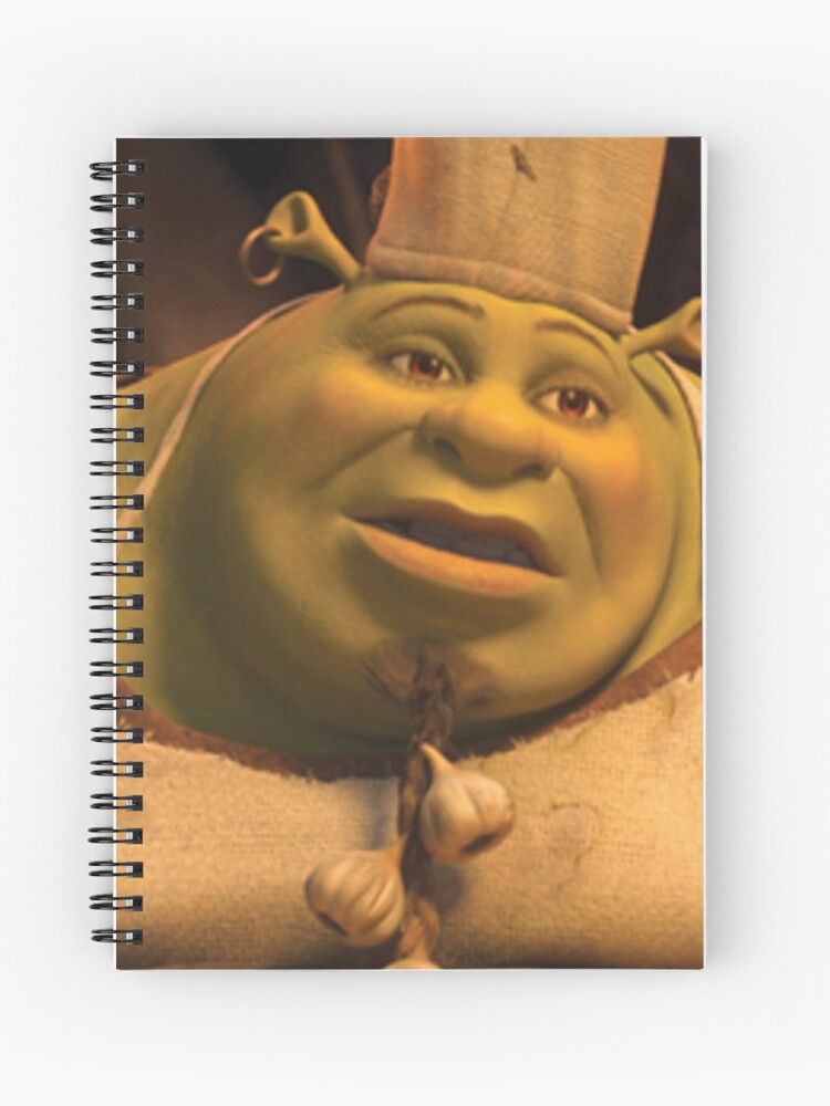 Shrek on the Croc | Spiral Notebook