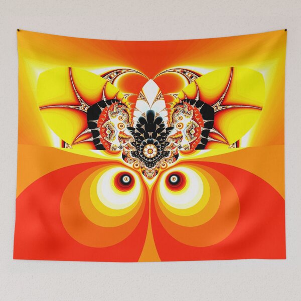 Item preview, Bold Bright Yellow and Orange Centenary Abstract designed and sold by Dianne Mead.