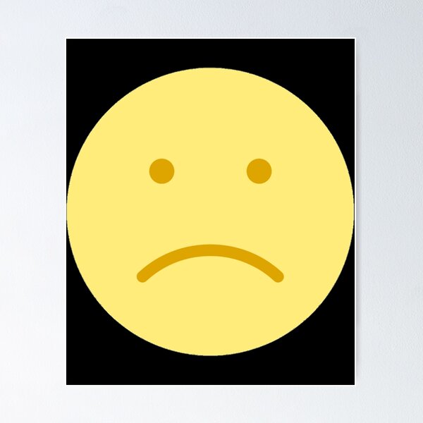 🥺 Cute Sad Emoji Poster – Realistic Emojis