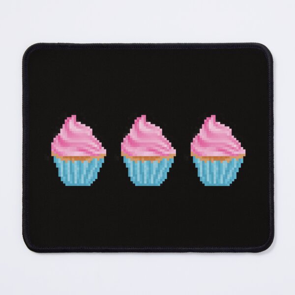 Item preview, Retro Pixel Pink Frosted Cupcakes  designed and sold by SAVANNAHNANDEZ.