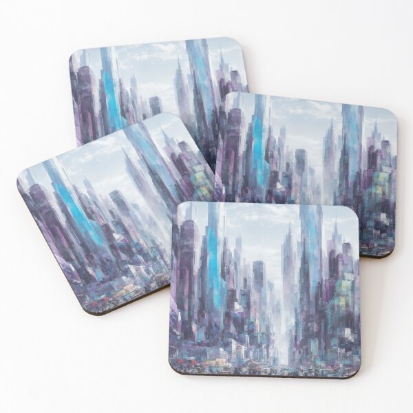Item preview, bustling cityscape designed and sold by magicAI-qtr.