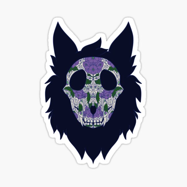 SCP 1471-A Mal0 Skull Dog - Sugar Skull, By doublewolf