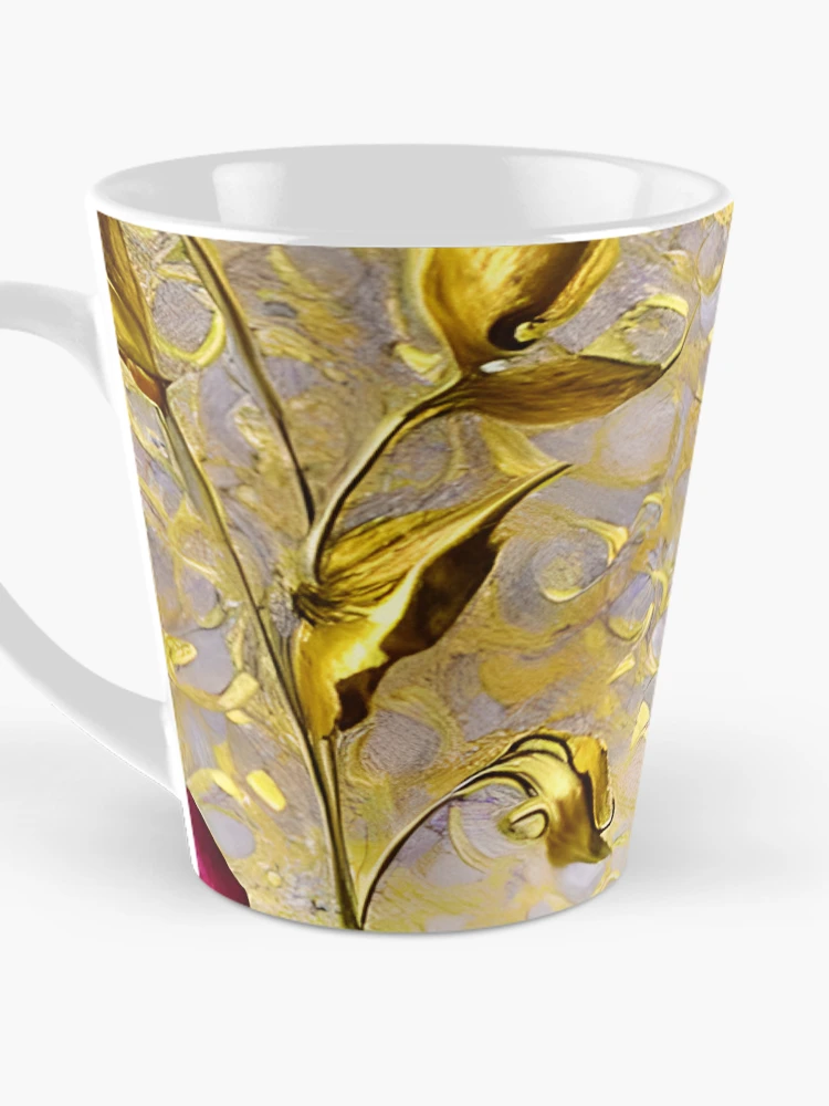 Thumbnail 3 of 4, Coffee Mug, Red Roses designed and sold by Poetic Patterns Studio.