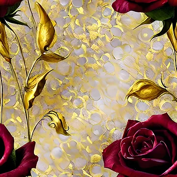 Artwork thumbnail, Red Roses by Poetic Patterns Studio