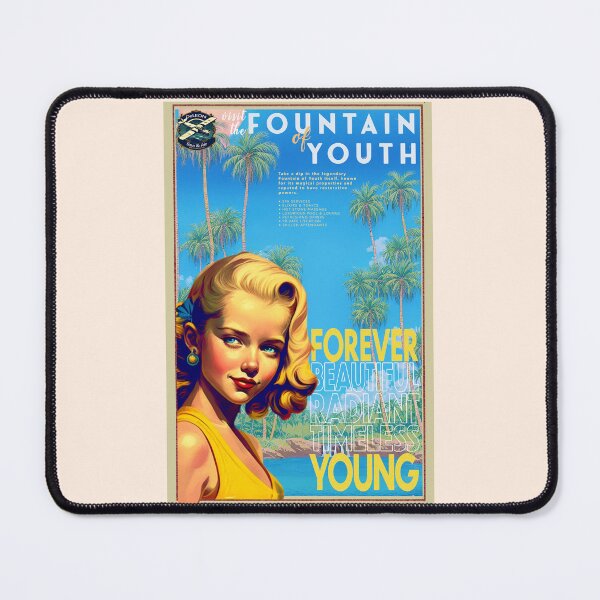Item preview, Fountain of Youth - Vintage Travel Poster designed and sold by Boundliss.