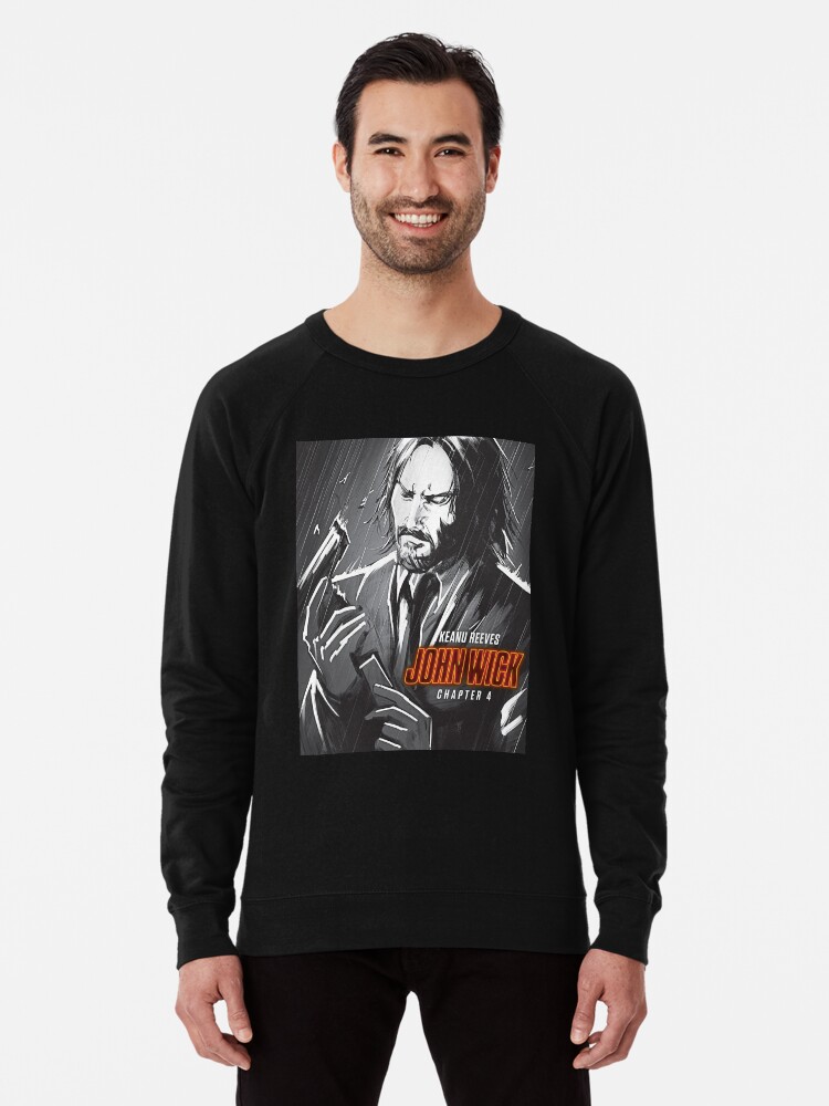 John Wick Movie John Wick Chapter 4 John Wick Movies Lightweight Sweatshirt for Sale by IchiVicius Redbubble