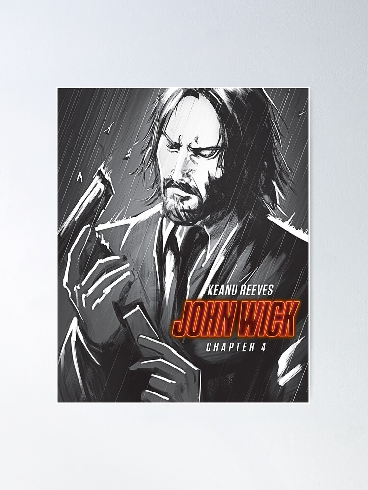 John Wick Chapter 4 2023 Artist Poster By Fan Home Decor Poster