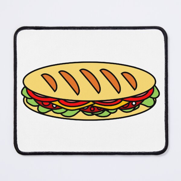 Item preview, Cute Salami and Salad Sub Sandwich designed and sold by OrderofOps.