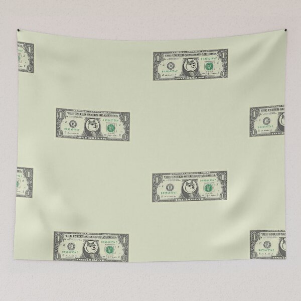 Item preview, Doge Dollar Bill designed and sold by HooYooTeeTees.