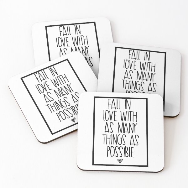 Item preview, Fall in Love with As Many Things as Possible designed and sold by KaylinEugenen.