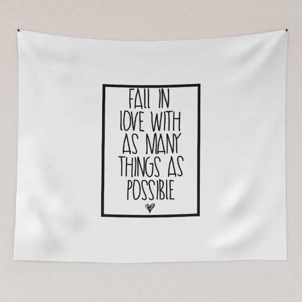 Item preview, Fall in Love with As Many Things as Possible designed and sold by KaylinEugenen.