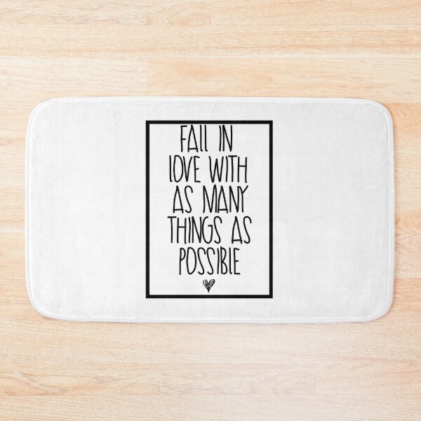 Item preview, Fall in Love with As Many Things as Possible designed and sold by KaylinEugenen.